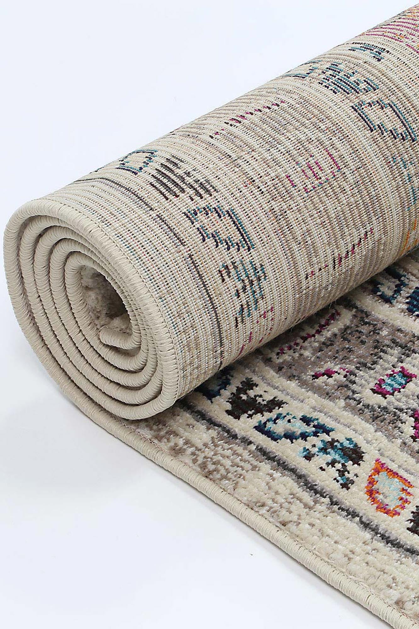 Exquisite Rebecca Multi - Patterned Durable Rug
