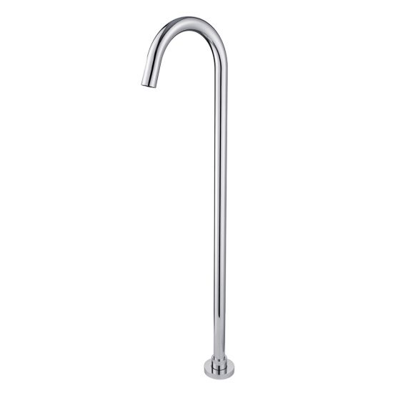 Hot Sale! Chrome-Finished Stainless Steel Freestanding Round Bath Spout for Taps