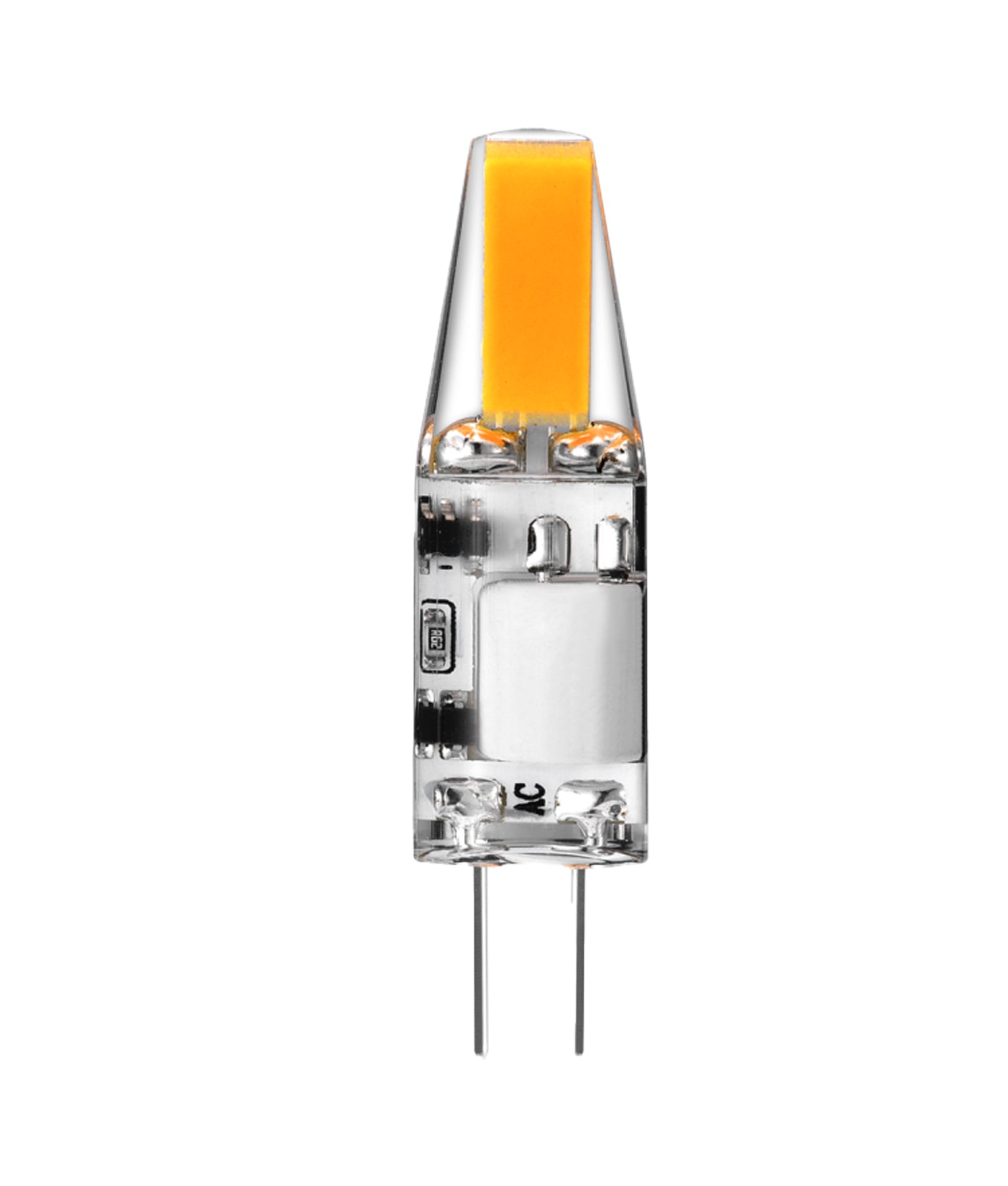 1.6W G4 BI - PIN LED Globe with Clear Silicon Finish
