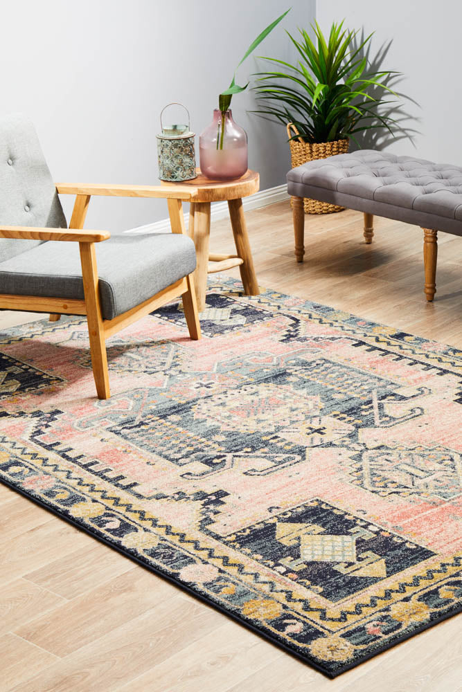 Turkish Crafted Legacy 852 Earth-Style Polypropylene Distressed Rug
