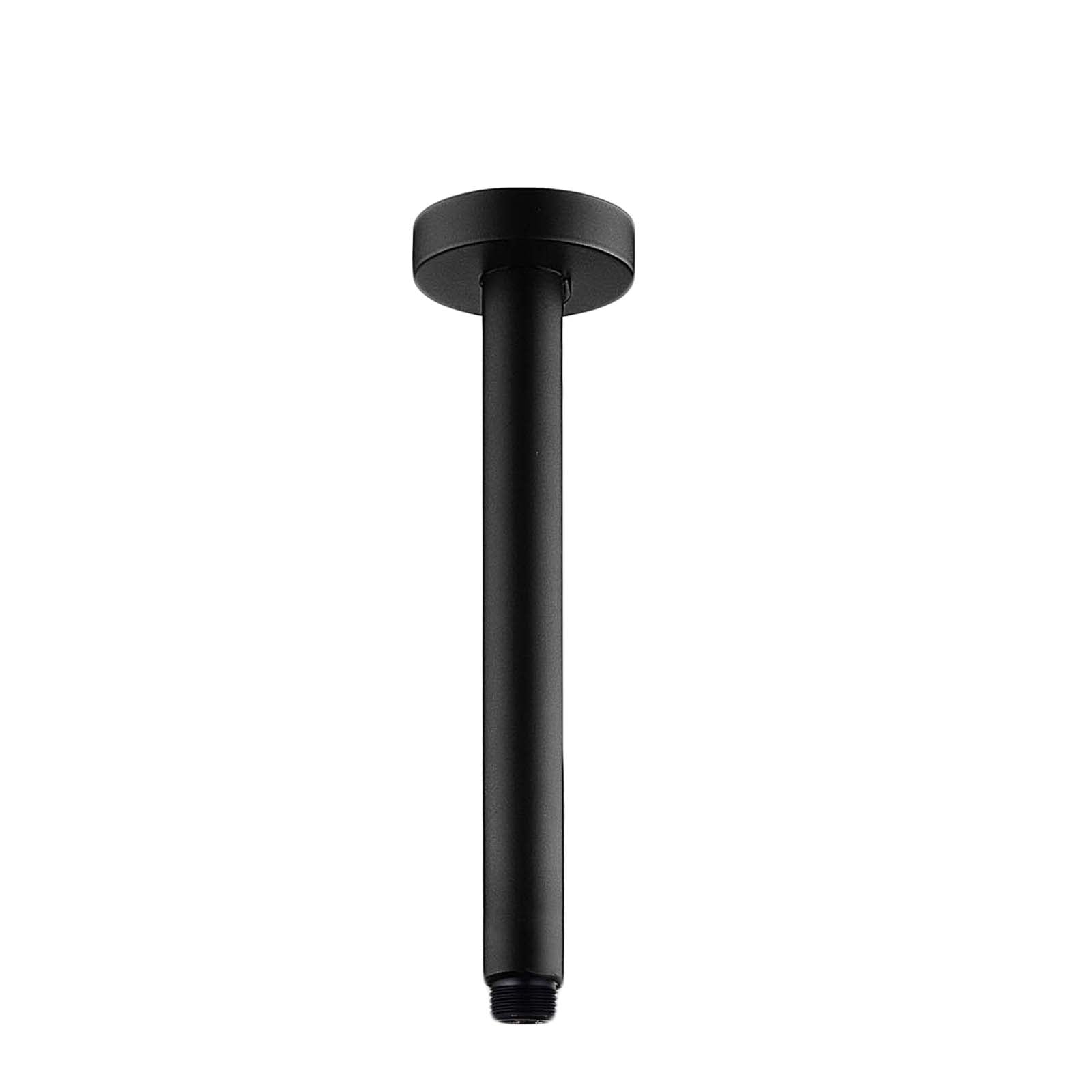 Hot! Pentro 200mm Matte Black Round Ceiling Shower Arm