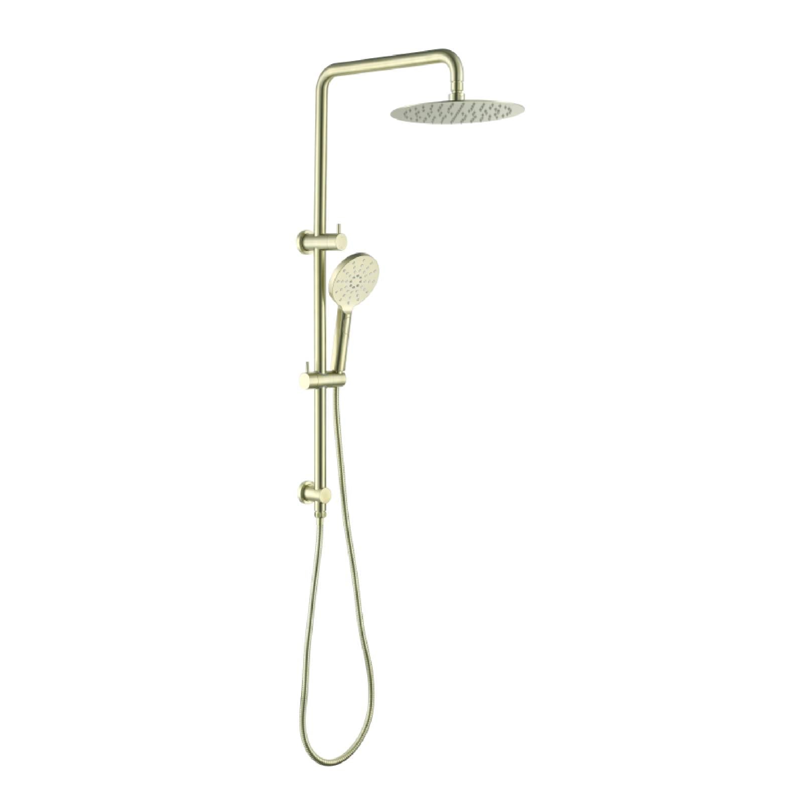 French Gold Mica Dual Shower Rail - Upgrade Your Bathroom Shower Experience Now