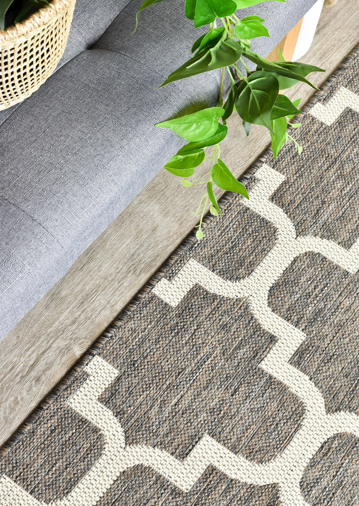Affordable Alaska Runner Rug in Beige 968 - W71E for Indoor and Outdoor Use