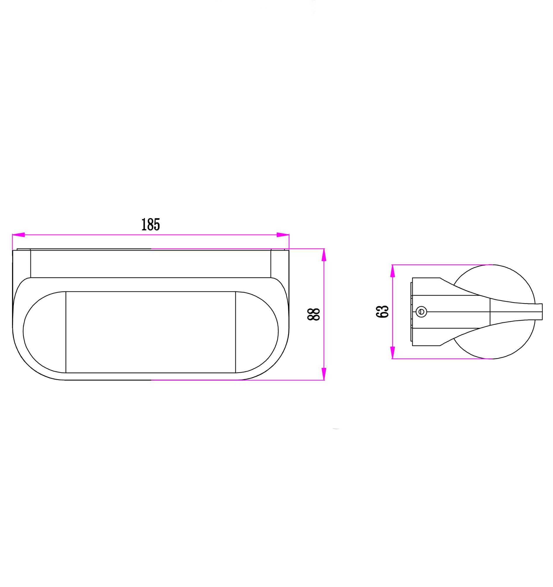 Hot Deal! MARINA Exterior IP65 LED Up/Down Wall Lights