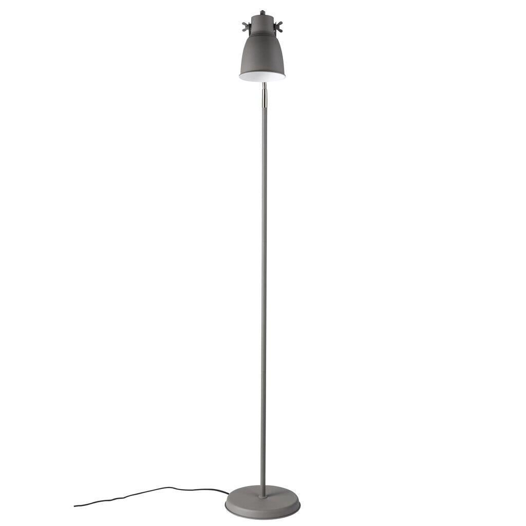 Adrian Industrial Floor Lamp in Anthracite Grey - Great Value for Your Space