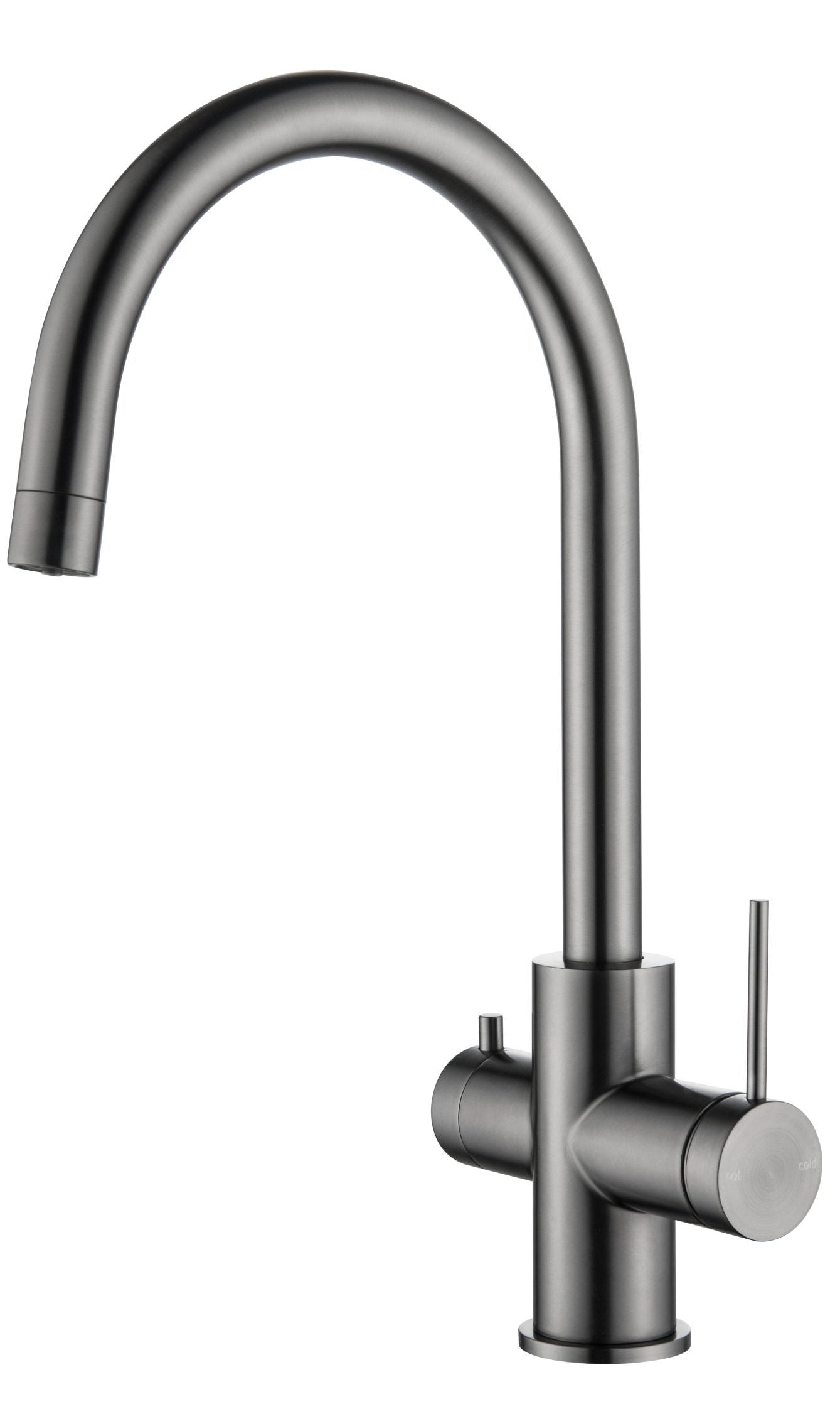 Brushed Gun Metal Mica 3 - Way Water - Filtering Sink Mixer