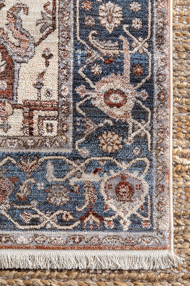 Exclusive Heriz Hazelnut Polyester Rug - Traditional Design, Durable and Soft