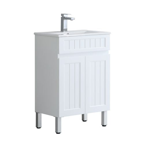 Acacia Shaker PVC Floor Vanity 600 - Premium Quality
