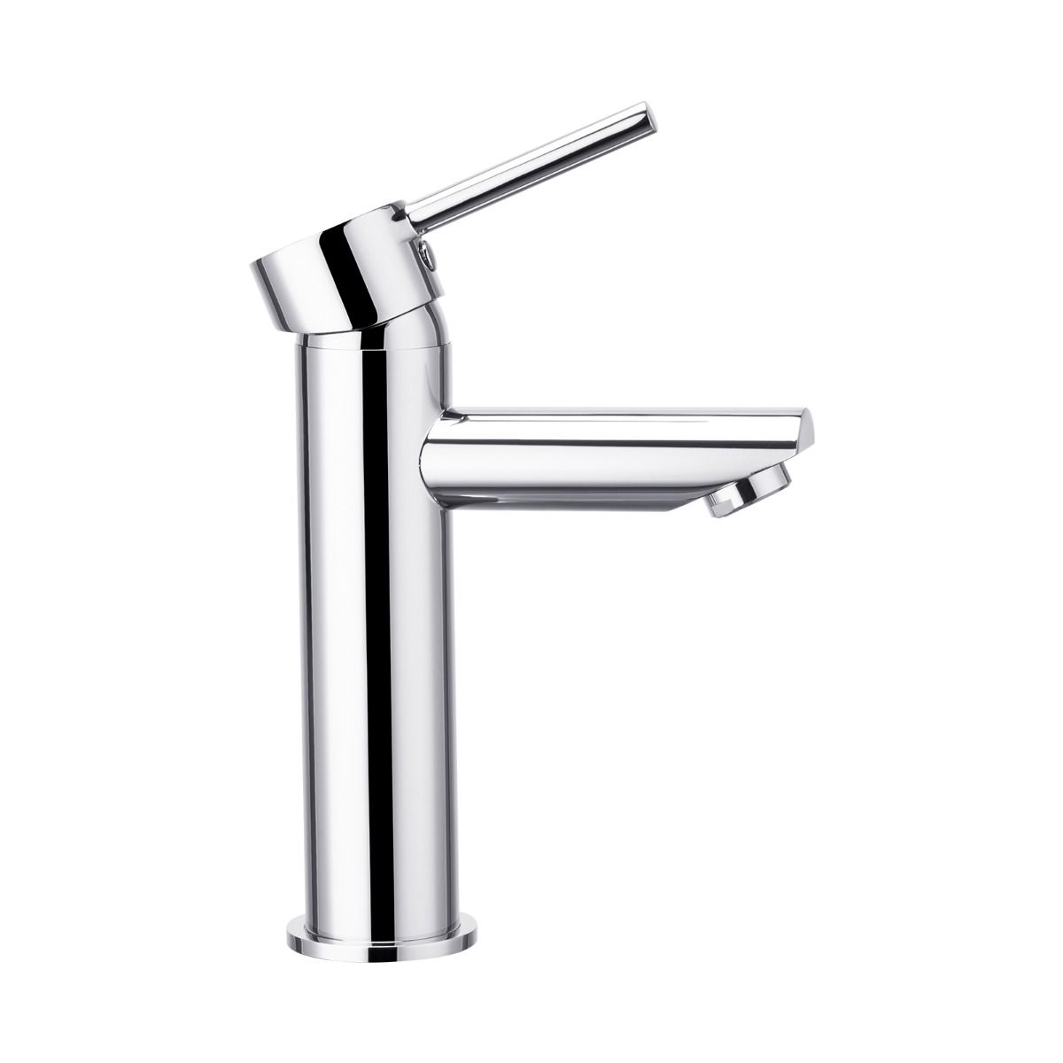 Hot Sale! LUCID PIN Series Round Chrome Tall Basin Mixer for Bathroom