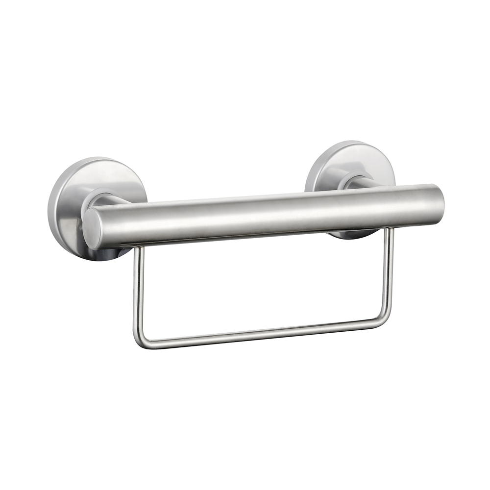 300mm Grab Rail with Optional Colour Towel Rail - Ideal for Assisted Living and Aged Care