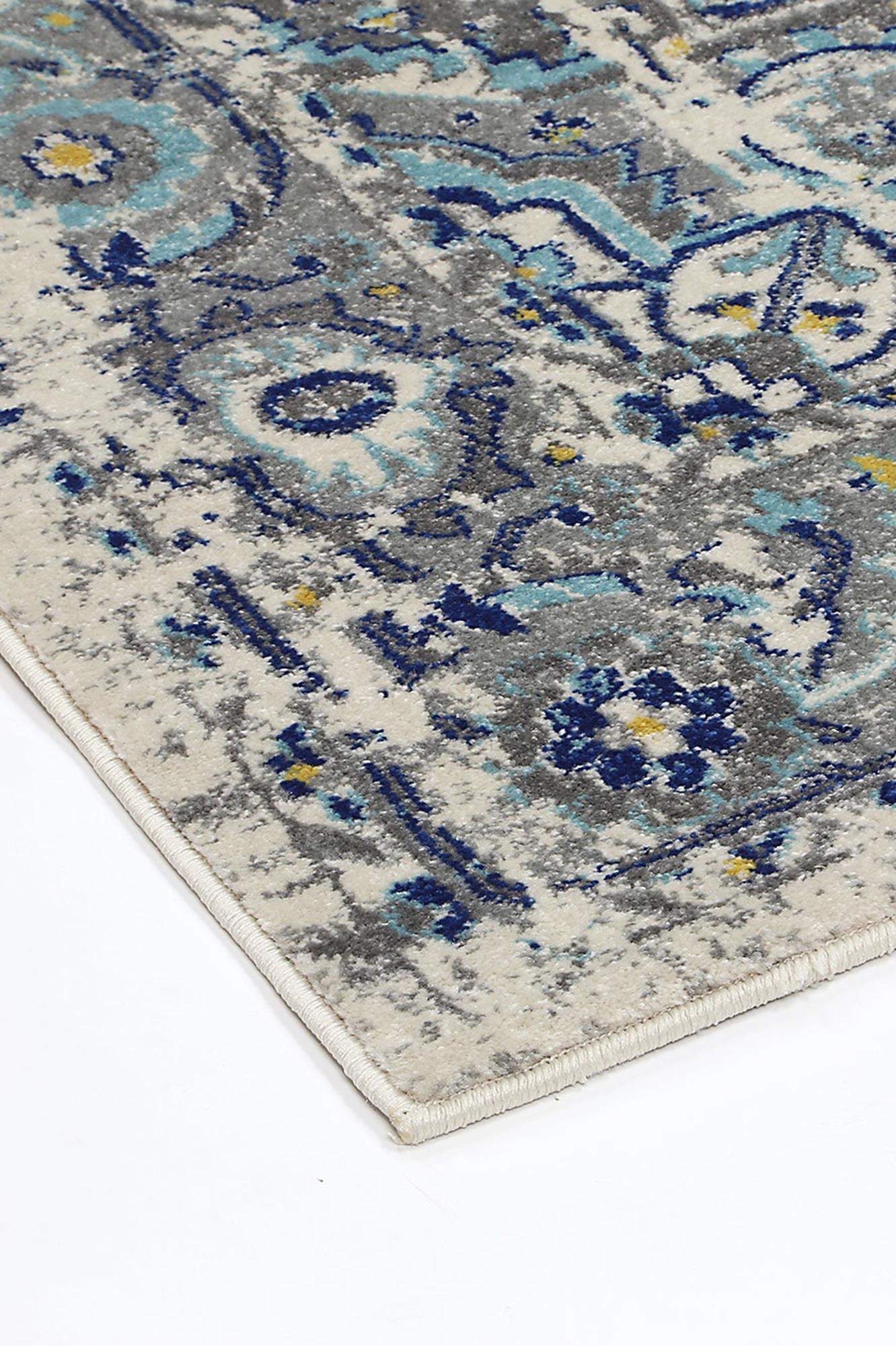 Hot Sale! Exquisite Ivory & Blue Melissa Rug