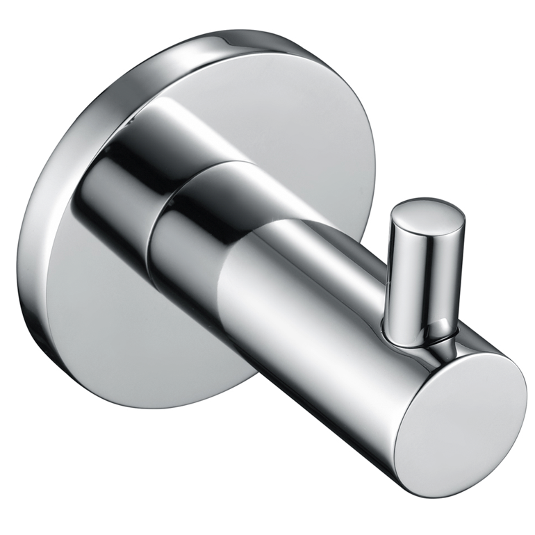 Stylish Chrome Mica Robe Hook for Bathroom Convenience