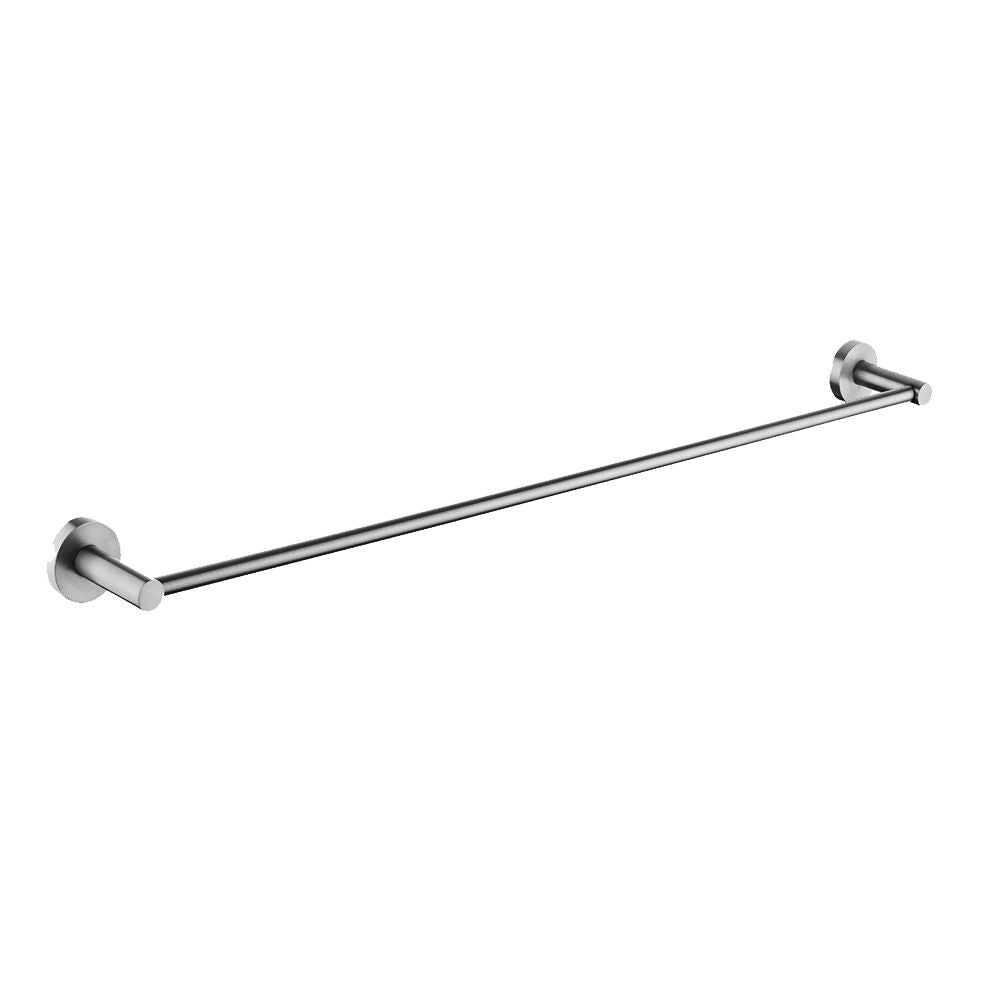 Sale! 800mm LUCID PIN Series Single Brushed Nickel Stainless Steel Towel Rack Rail