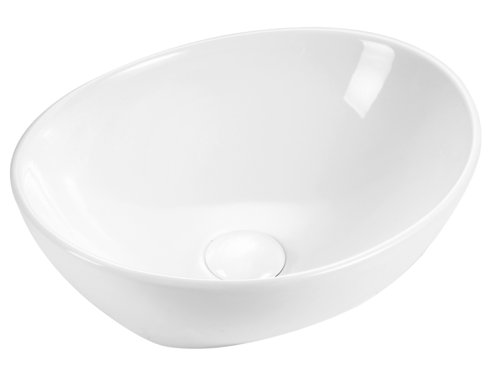 White Gemini Basin - Compact Size (405 x 335mm) for Modern Bathrooms
