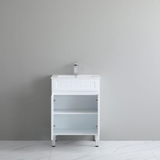 Acacia Shaker PVC Floor Vanity 600 - Premium Quality