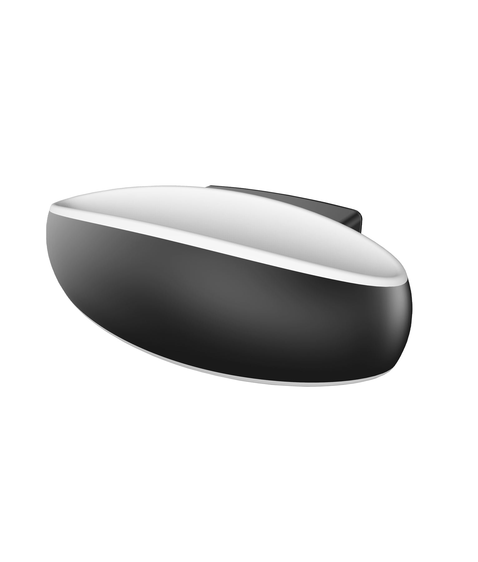 HORUS Exterior Matte Black LED Crescent Wall Light - IP54, 3-Year Warranty