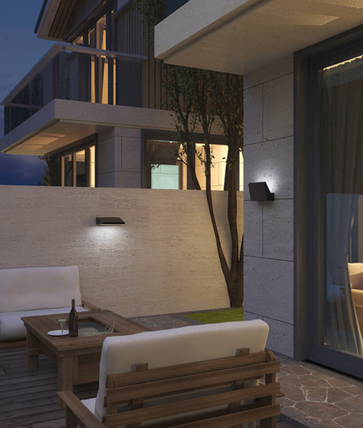 Hot Sale! PLANA Exterior Adjustable LED Wall Lights with IP65 Rating for Surface Mounting