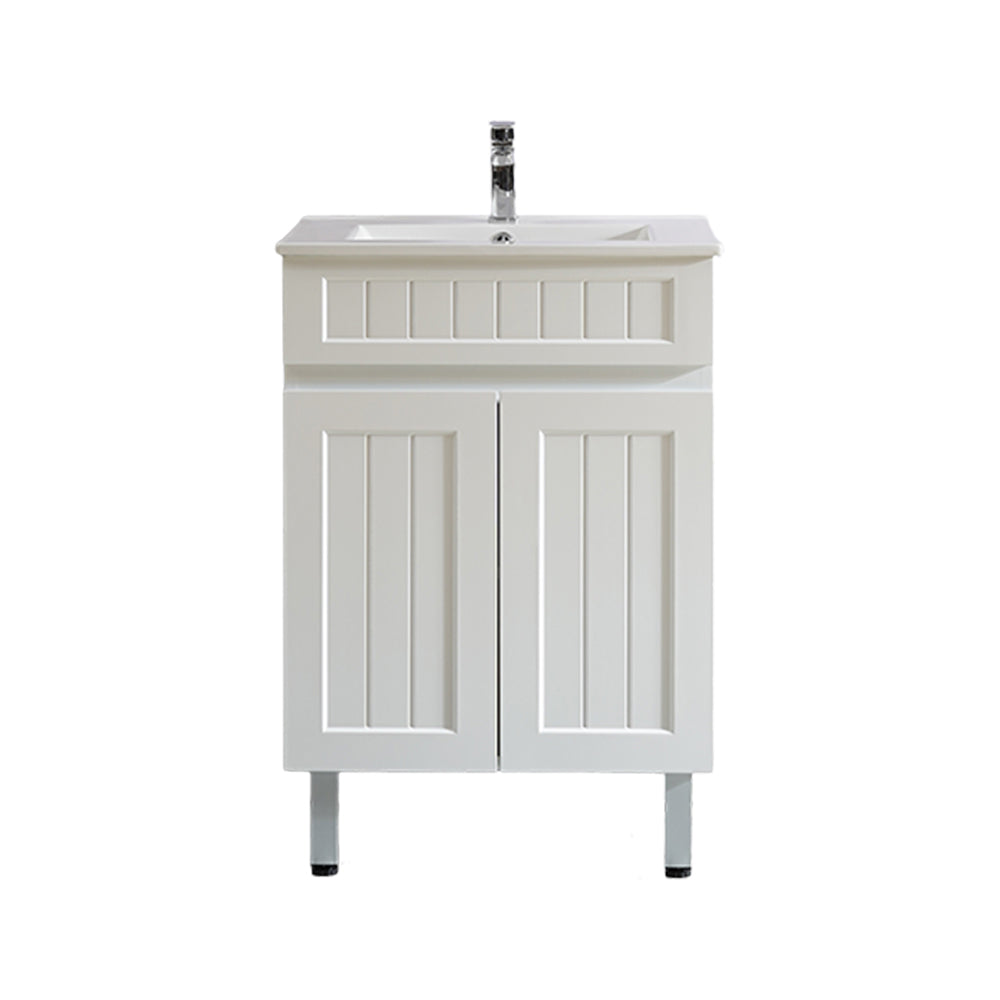 Acacia Shaker PVC Floor Vanity 600 - Premium Quality