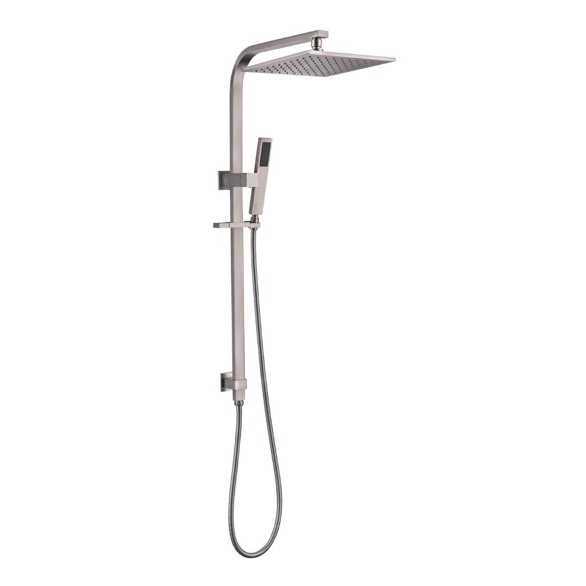 Esperia 250mm Square Shower Station with Brushed Nickel Finish