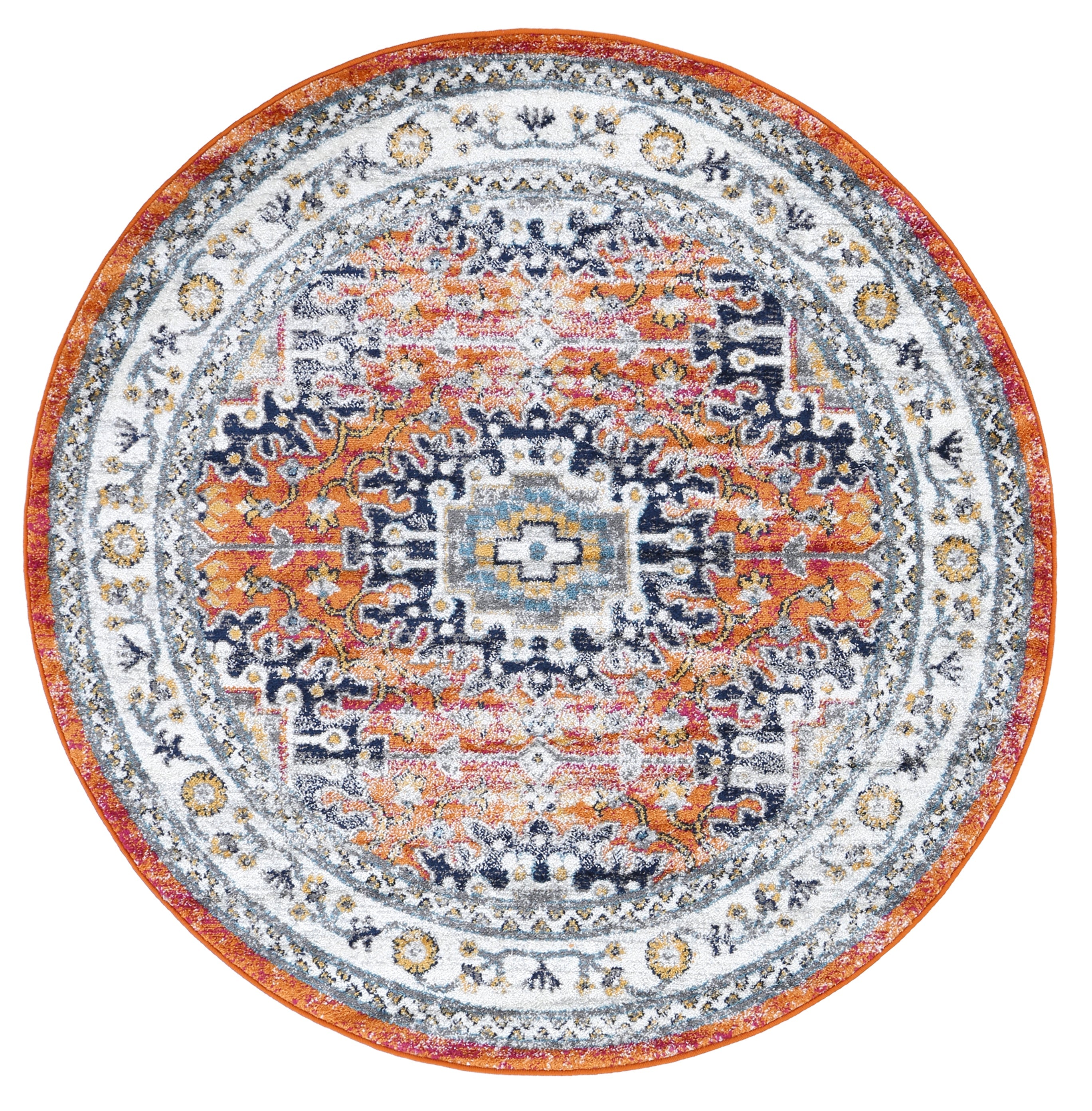 Hot Sale! Traditional Rust Multi Rug from Ligures Collection