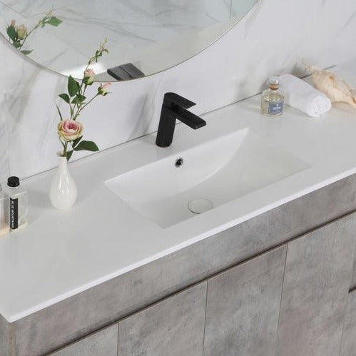 Exclusive LOLA Freestanding Vanity in Stylish Grey - Available in All Sizes