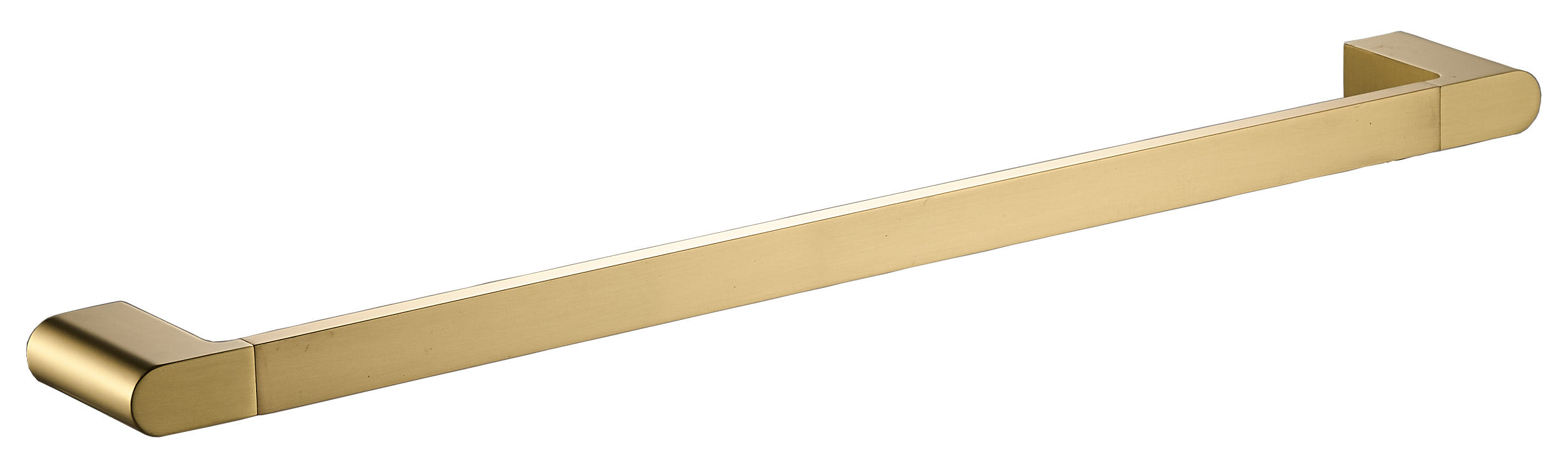 Hot Deal! 800 mm Brushed Gold Single Flores Towel Rail for Bathroom Decor