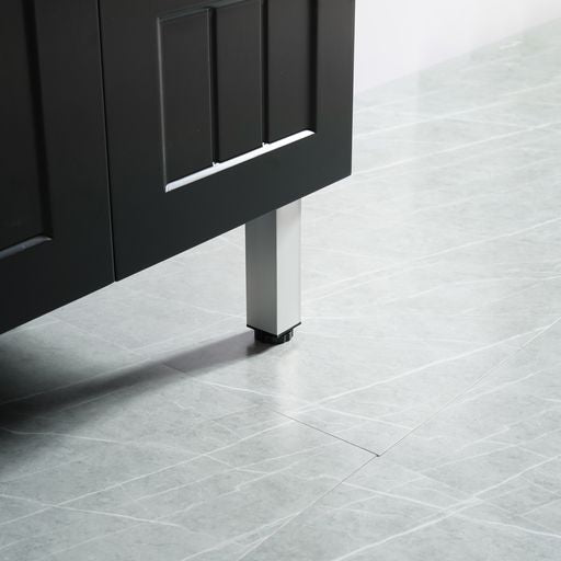 1500mm Acacia Shaker PVC Floor Vanity with Single/Double Bowl Option