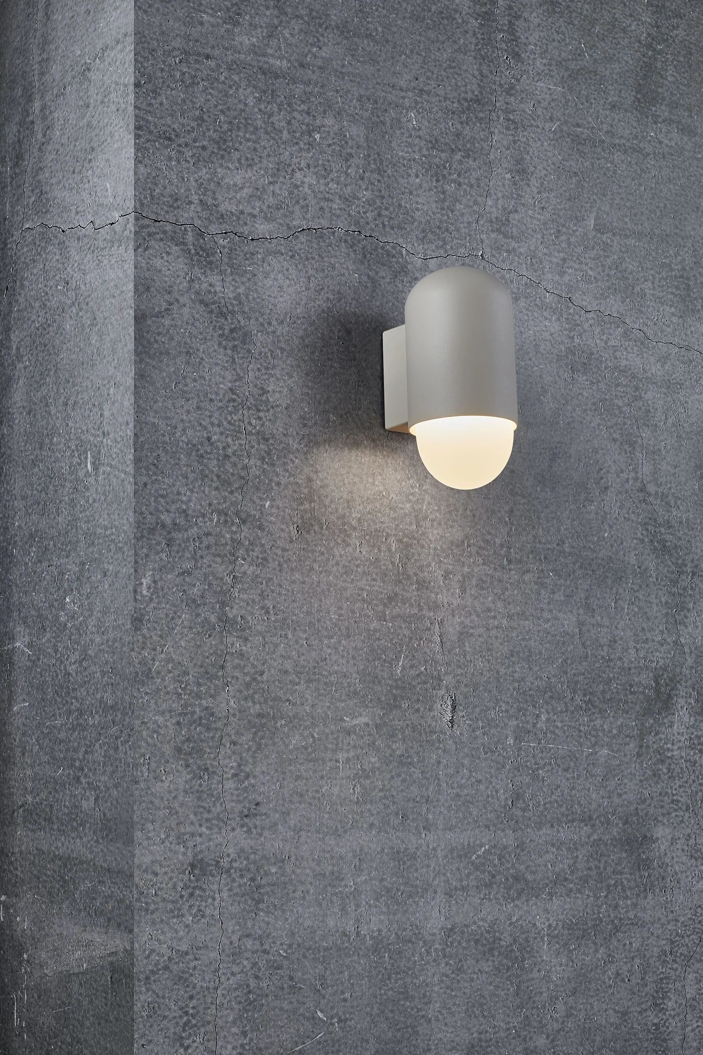 Nordlux Heka Outdoor Wall Light - Black, Grey, Sanded (Sanded Available in April)