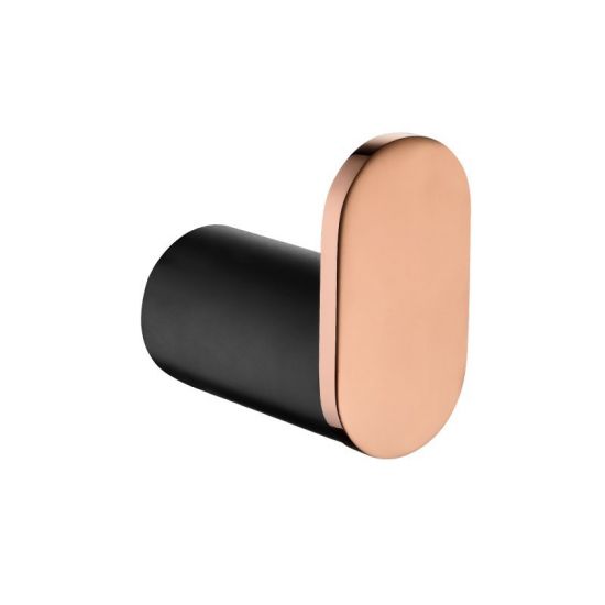 Hot! Esperia Wall - Mounted Black & Rose Gold Stainless Steel Robe Hook