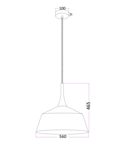 Nordic Style Modern Scandinavian Large Angled Dome Pendant Lights for Indoor Use