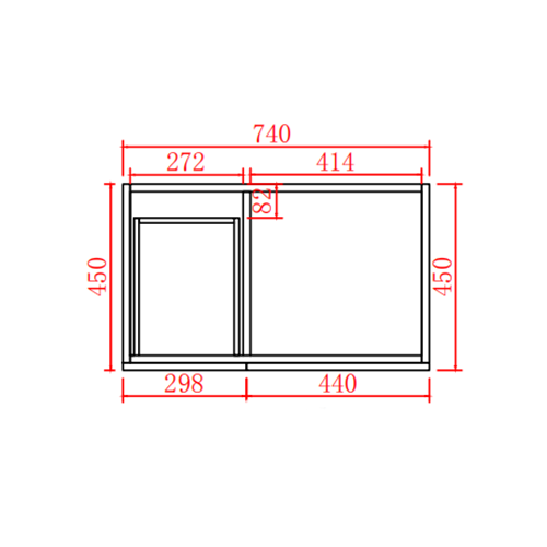 Matte White ACACIA Shaker PVC Wall-Hung Vanity Unit 750mm
