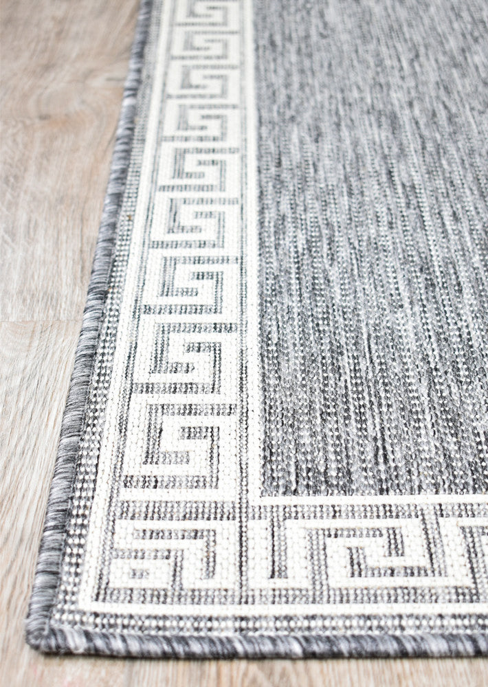Alaska Light Grey Washable and Non - Slip Rug in Various Sizes