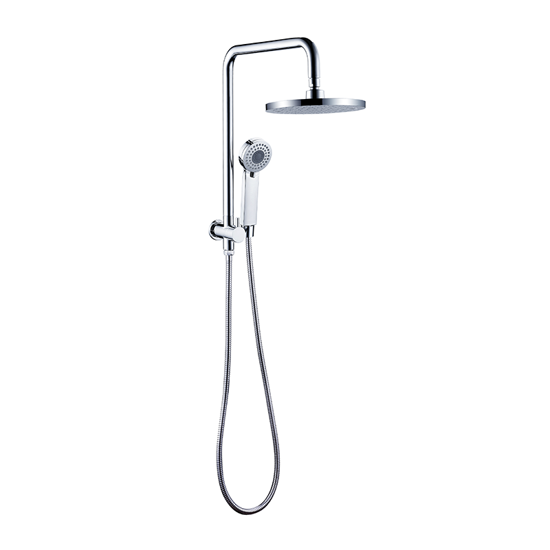 Chrome Mica Half-Rail Shower - Upgrade Your Bathroom Now