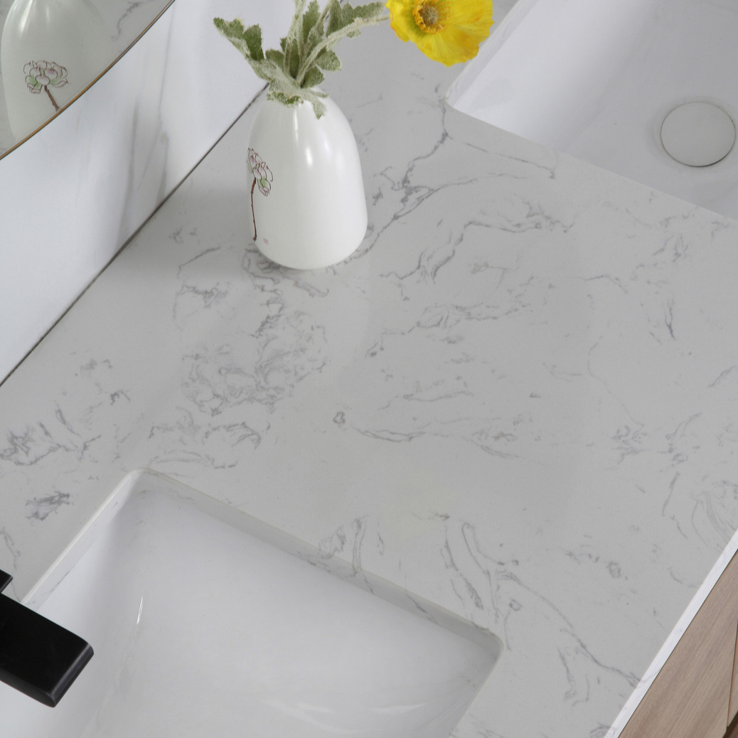 Exclusive MAX MDF Wall Hung Vanity in Natural Oak (All Sizes)