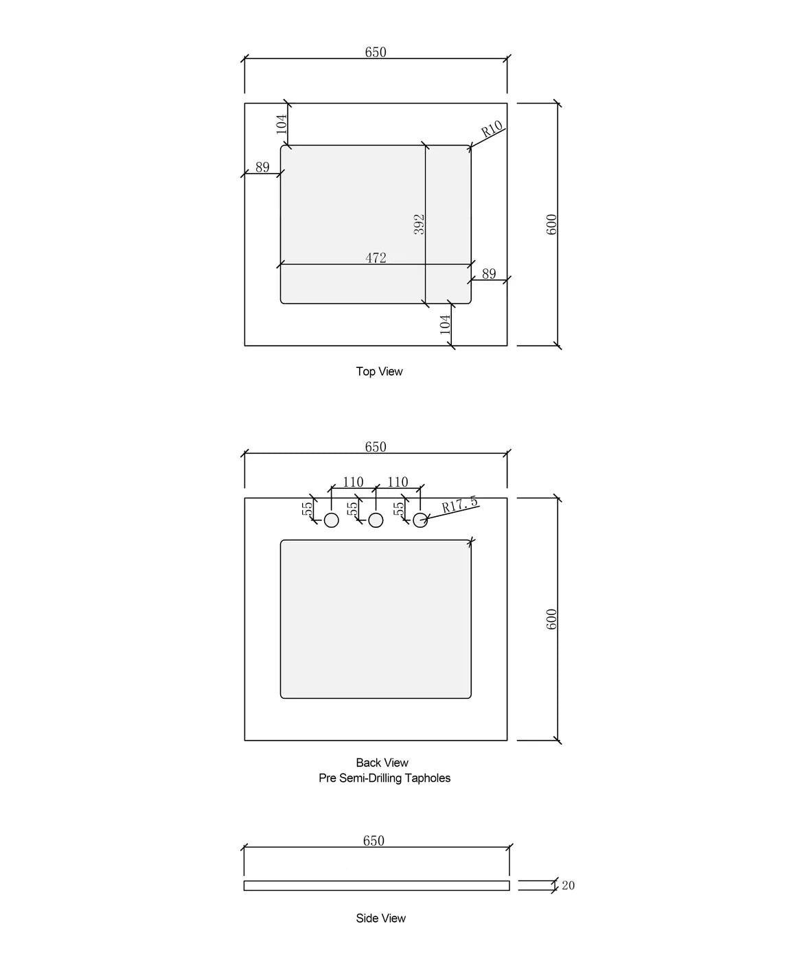 Hurry! Hampshire 650mm Matte Black Wall & Base Cabinet Deal