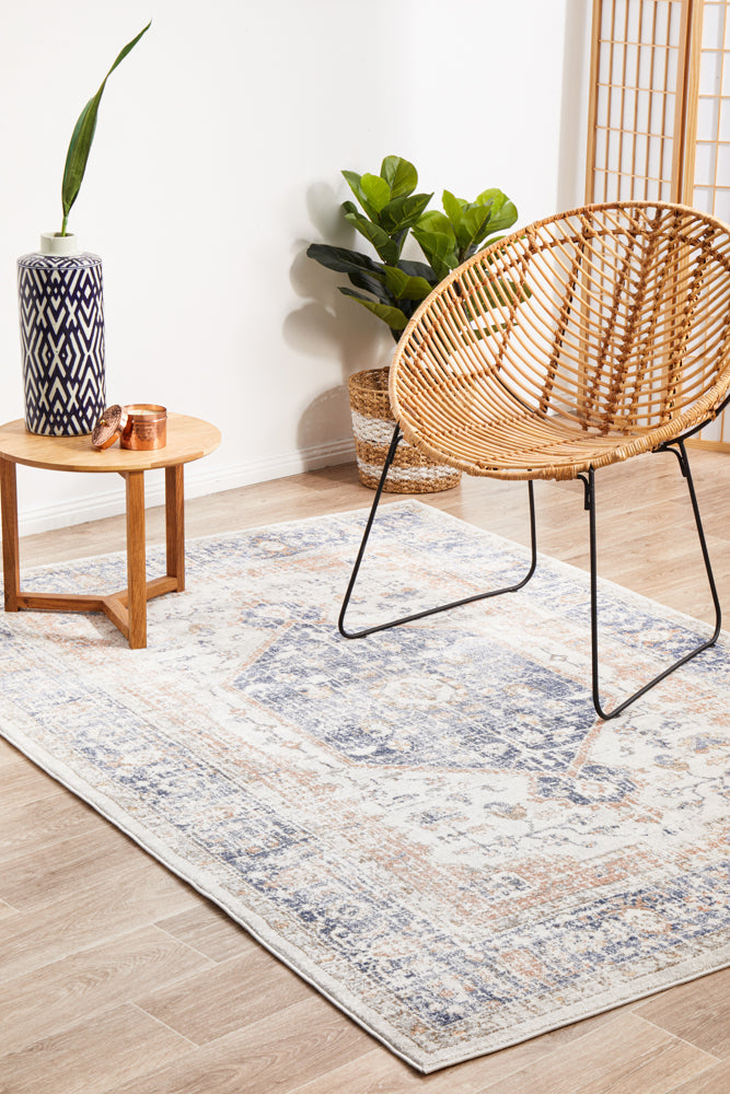 Exclusive Mayfair Lorissa Blue Polypropylene Power - Loomed Rug in Various Shapes and Sizes
