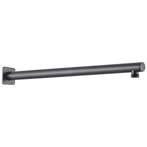 Exclusive Offer! Stylish Brushed Gun Metal Limpid Wall Shower Arm for Modern Bathrooms