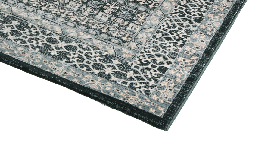 Oregon Navy Blue Oriental Rug - Vintage Flair Sale