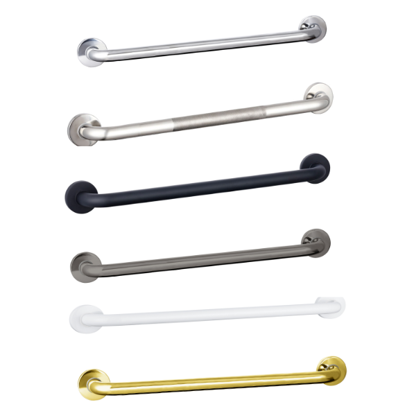 600mm Grab Rail with Optional Colors - Ideal for Assisted Living