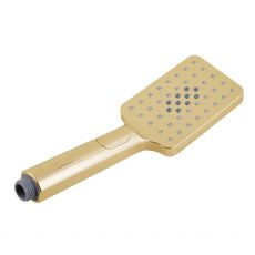 Hot Deal! Esperia Square Handheld Shower Spray in Brushed Yellow Gold with 3 Functions