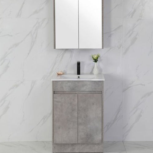 Exclusive LOLA Freestanding Vanity in Stylish Grey - Available in All Sizes