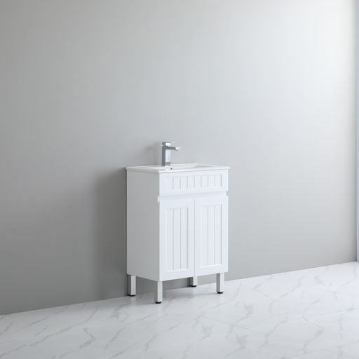 Acacia Shaker PVC Floor Vanity 600 - Premium Quality