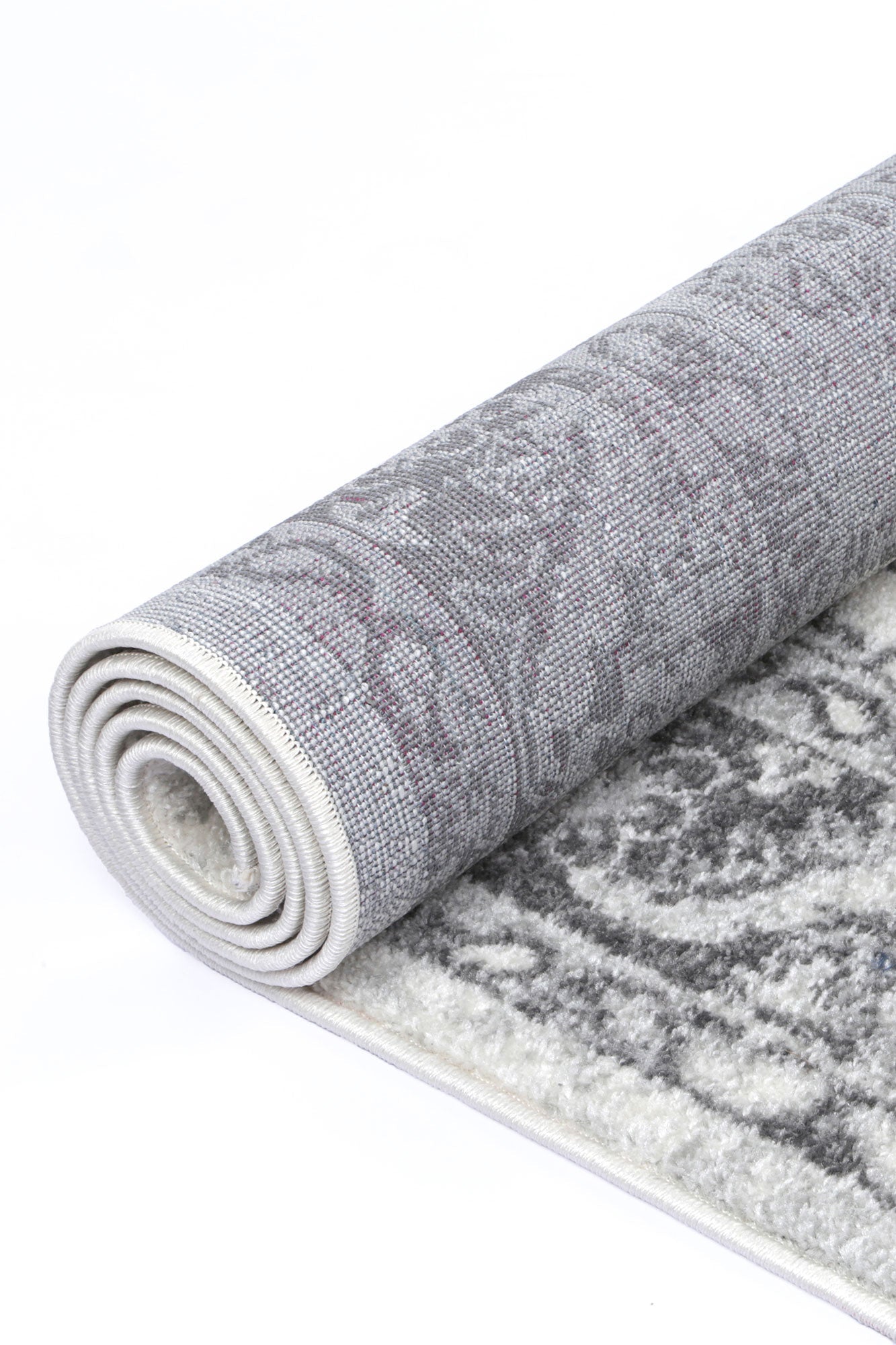 Hot Sale! Traditional White and Grey Ligures Area Rug for Any Room
