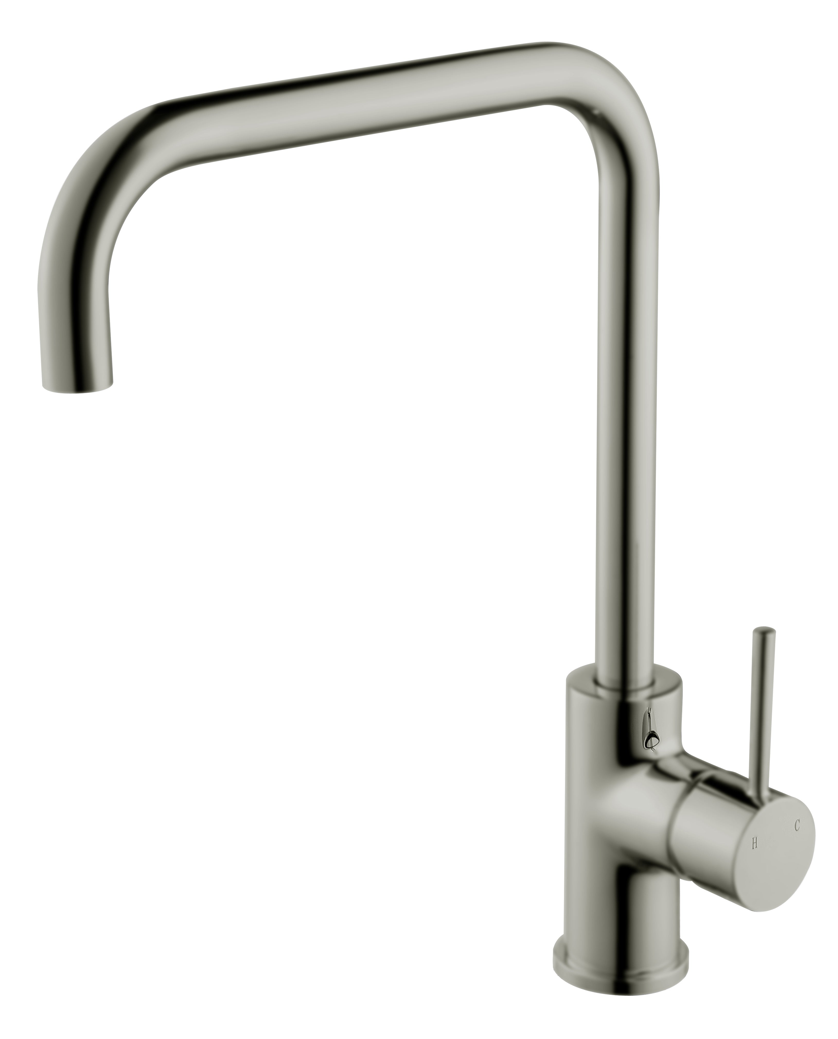 Brushed Nickel Hali Square Neck High - Quality Sink Mixer