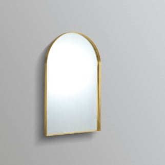 600x900mm Yellow Gold Framed Olivia Arch Mirror