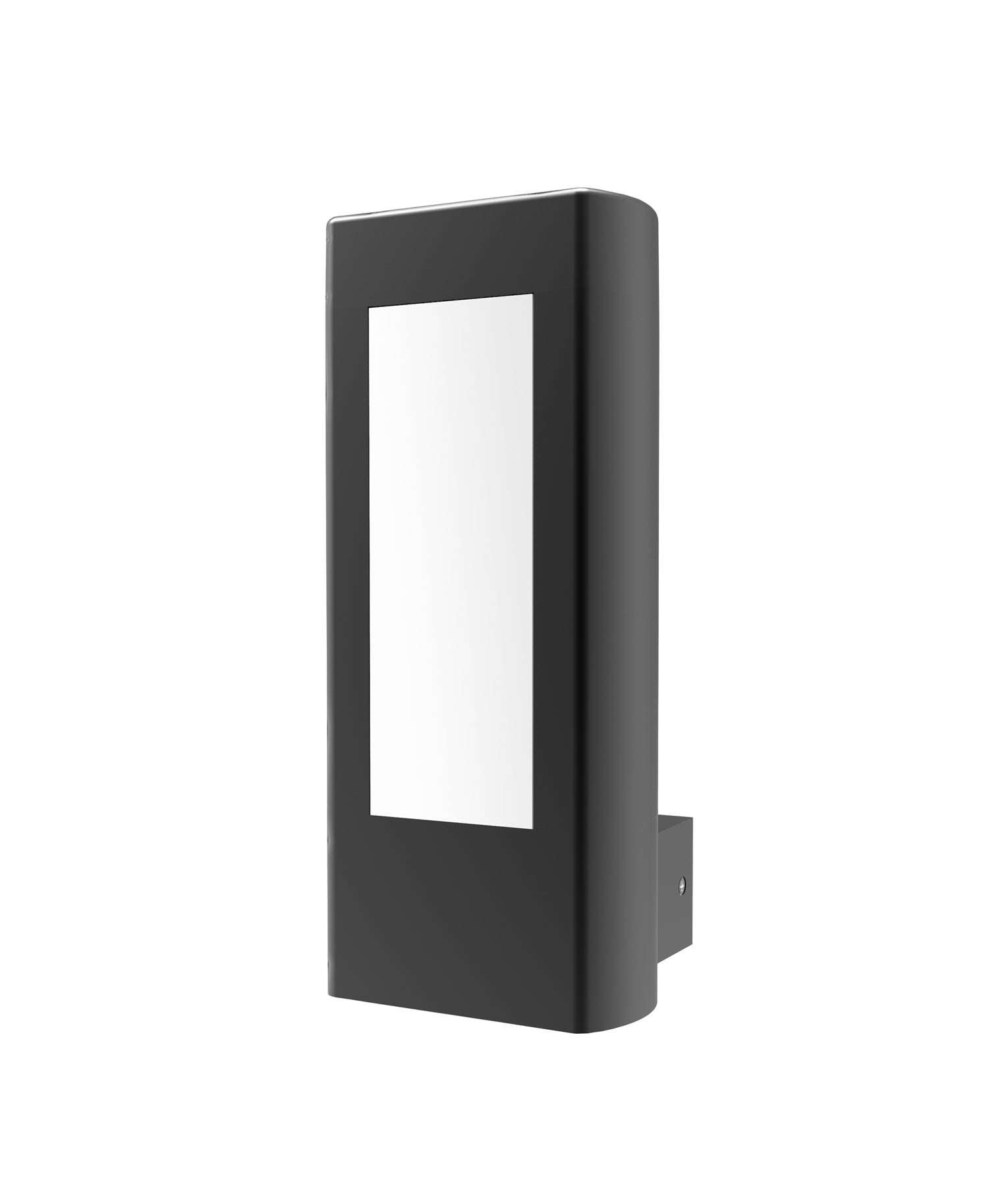 Hot Sale! AMUN Matt Black Rectangular Exterior LED Wall Light IP54
