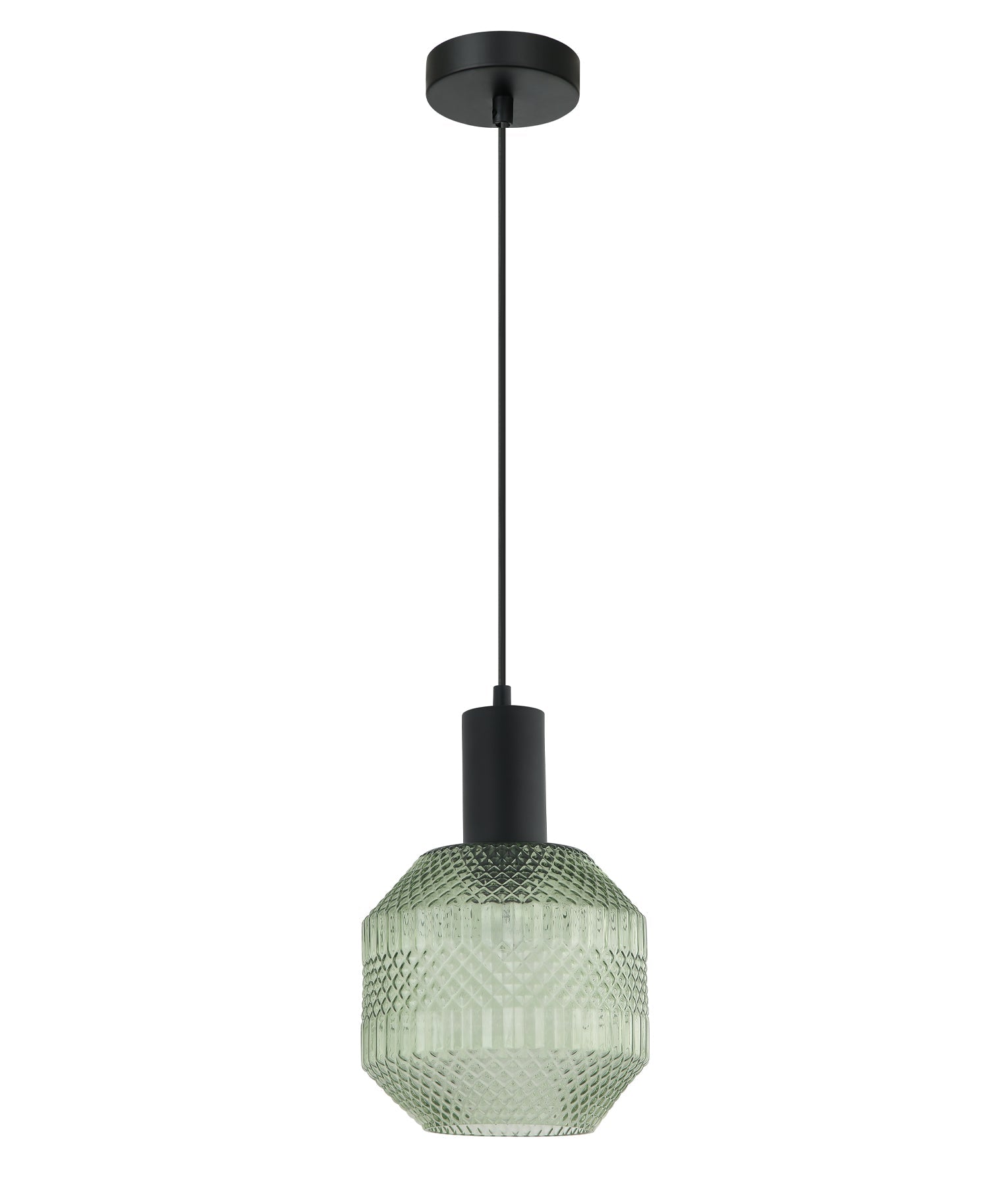 Hot Sale: Interior Glass Jar-Shape Pendant Lights with Quadrilateral Segment Design