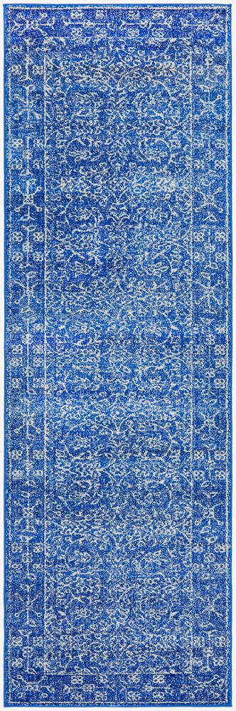 Hot! Evoke Navy Transitional Runner Rug for Artists