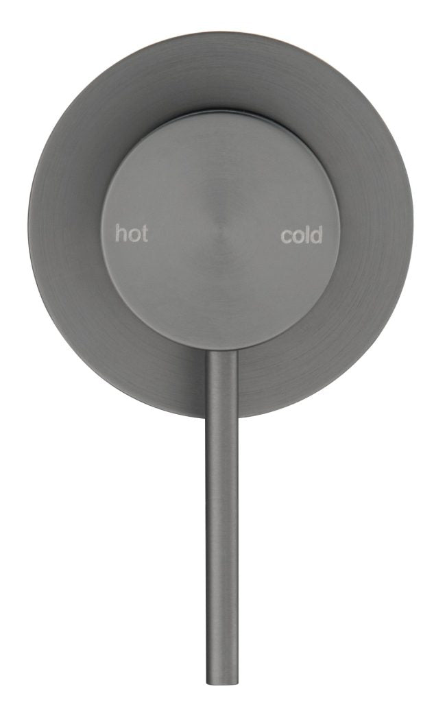 Hot Deal! Brushed Gun Metal Mica Shower Mixer for Safer Bathroom Upgrade