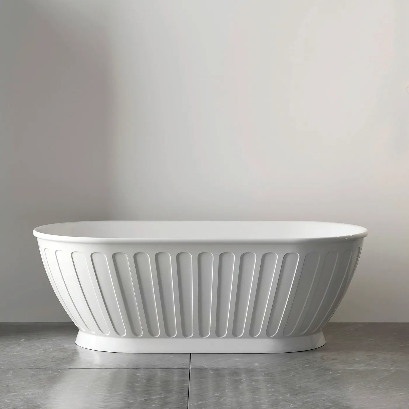 Norwich Freestanding Non-Overflow Bathtub in Premium Acrylic for Classic Bathrooms